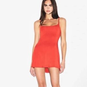 SKIMS *NWT SMOOTH LOUNGE SKIMPY STRAP MINI DRESS | COLOR: TERRA
